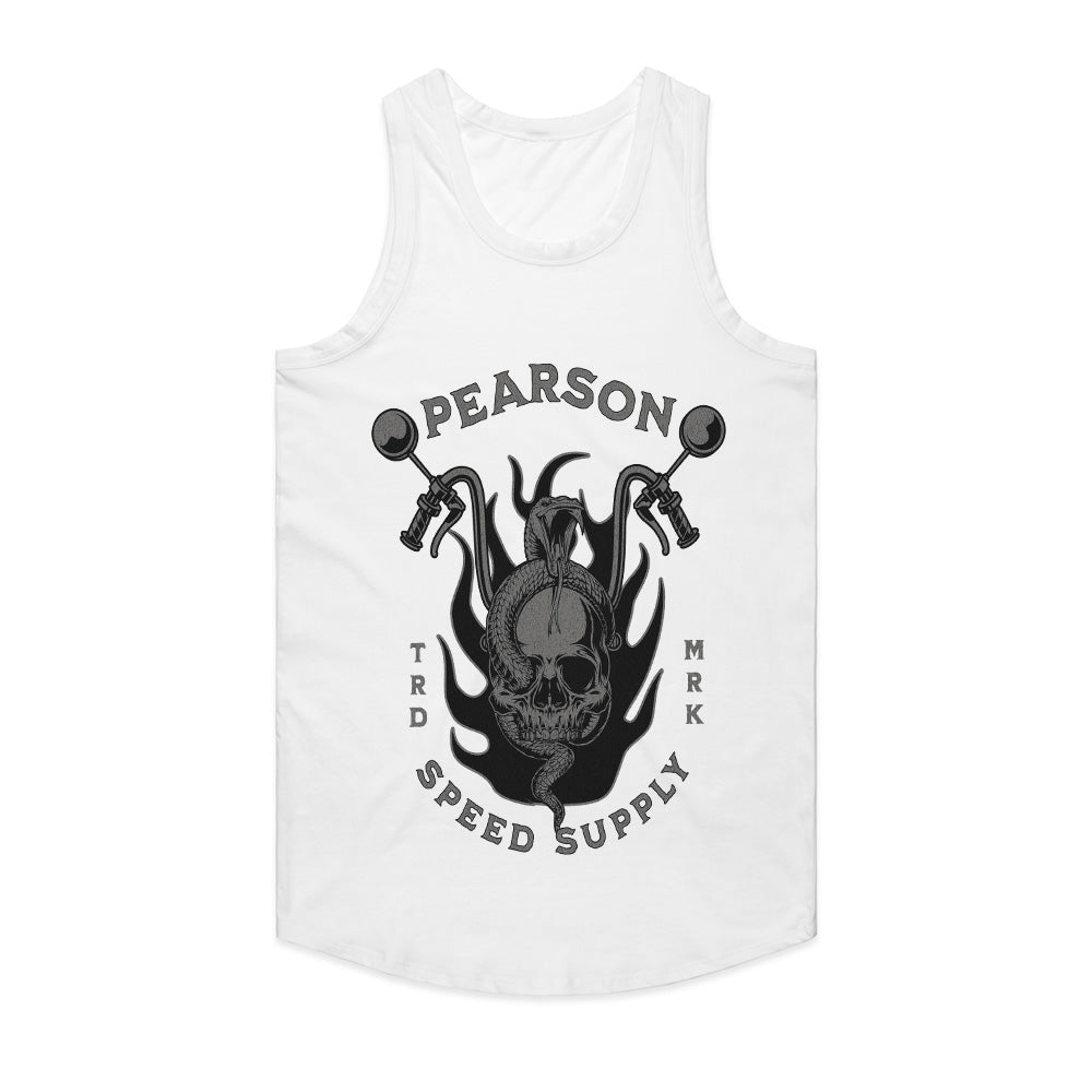 Pearson Speed Supply T-Shirt – Skull & Snake Biker Outlaw Tee