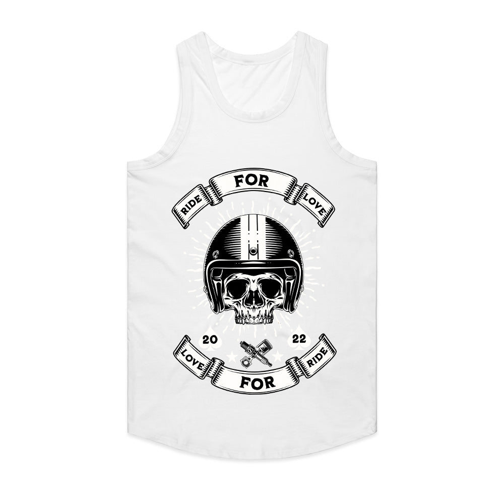 Ride for Love T-Shirt – Skull Biker Passion for the Road Tee