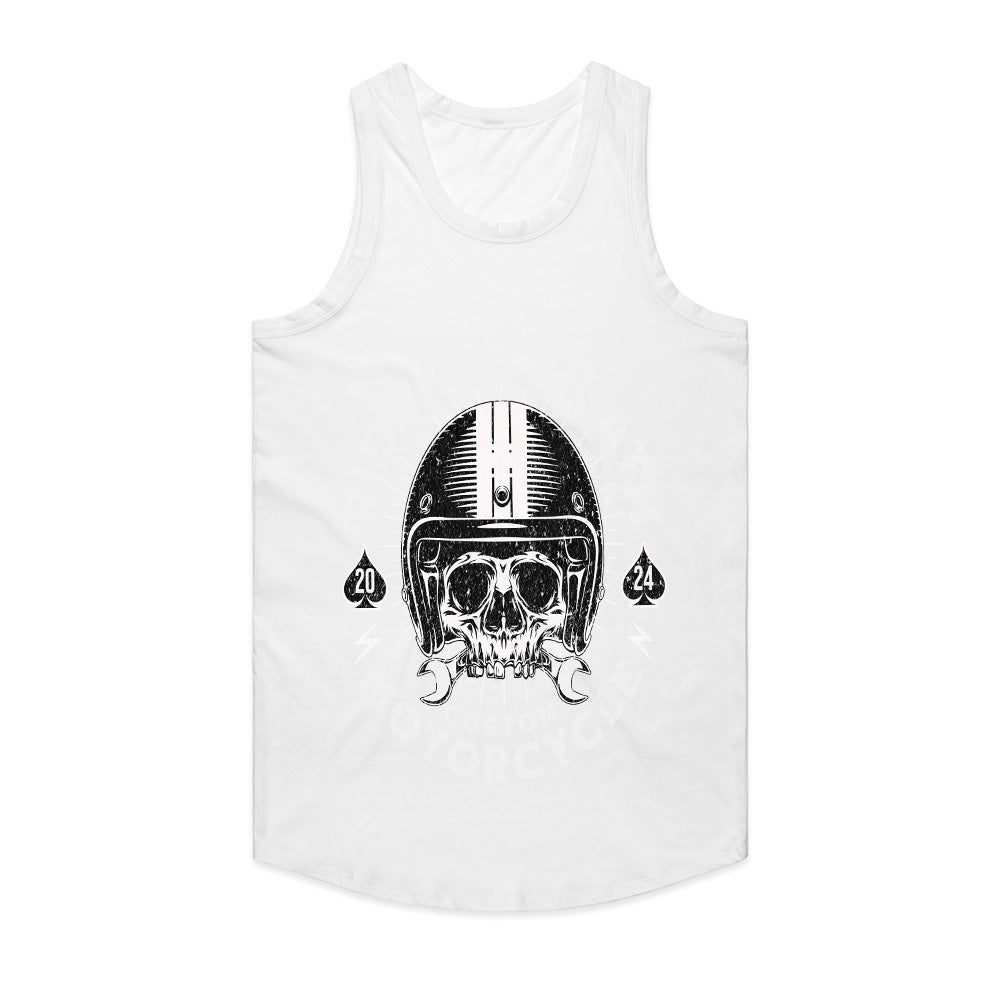 Ride Till Death T-Shirt – Hardcore Skull Biker Custom Motorcycle Tee