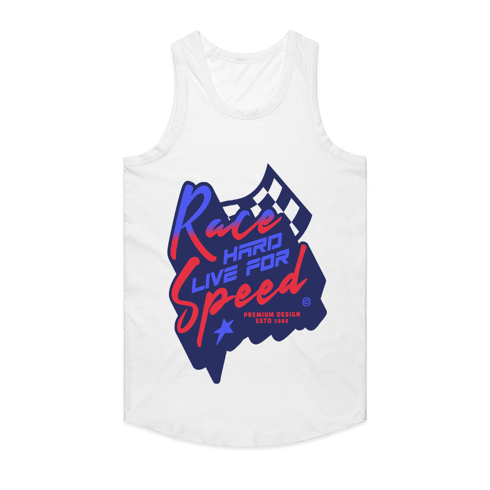 Race Hard Live for Speed T-Shirt – Bold Racing Spirit Edition