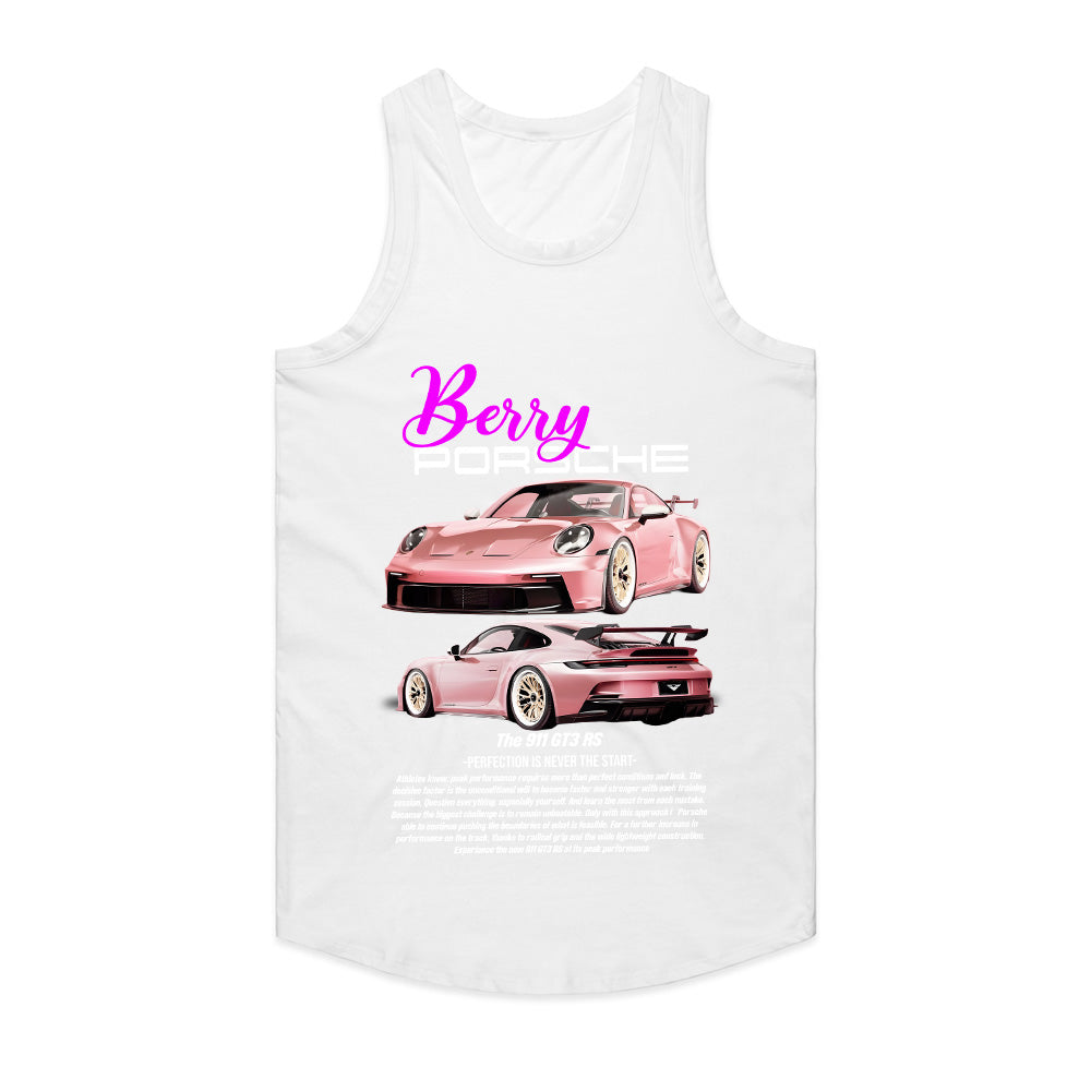 Berry Porsche 911 GT3 RS T-Shirt – Pink Performance Edition