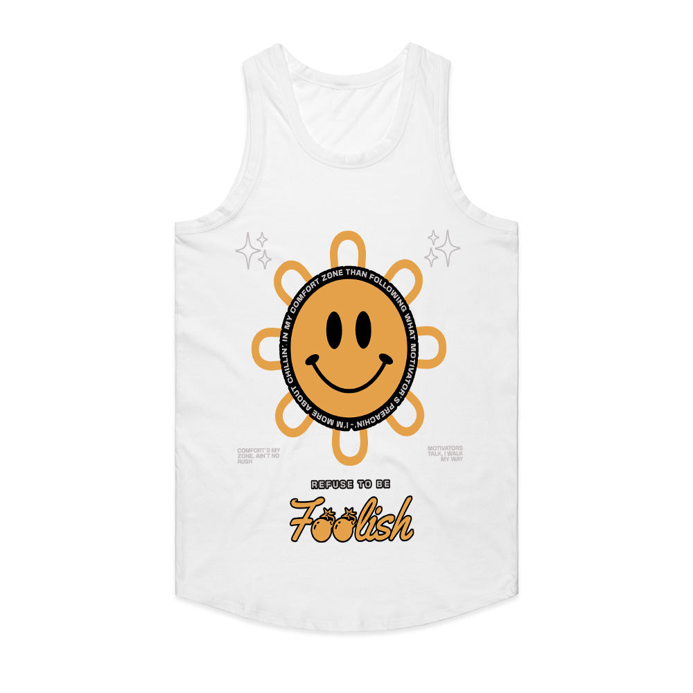 Refuse to Be Foolish: Radiant Smiley Confidence Tee