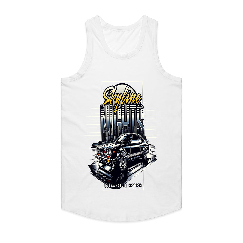 Skyline Nights: Retro JDM Elegance in Motion T-Shirt