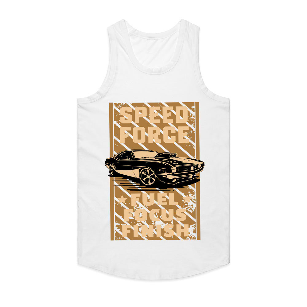 Speed Force Muscle Car T-Shirt – Fuel, Focus, Finish Edition