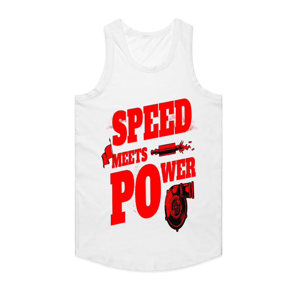 Speed Meets Power Turbocharger T-Shirt – Red Performance Boost Edition