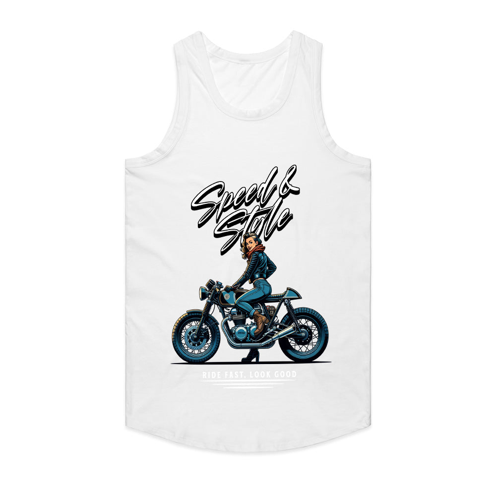 Speed & Style Vintage Motorcycle Rider T-Shirt