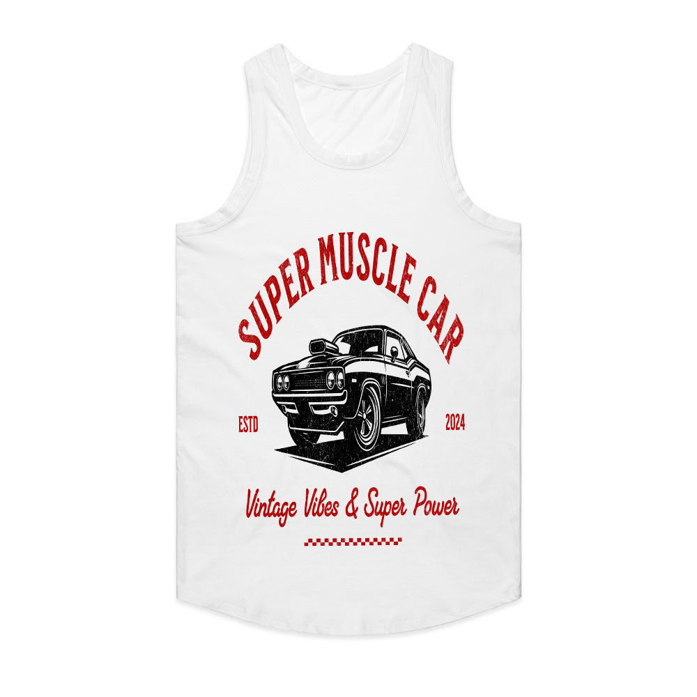 Super Muscle Car – Vintage Vibes & Super Power T-Shirt