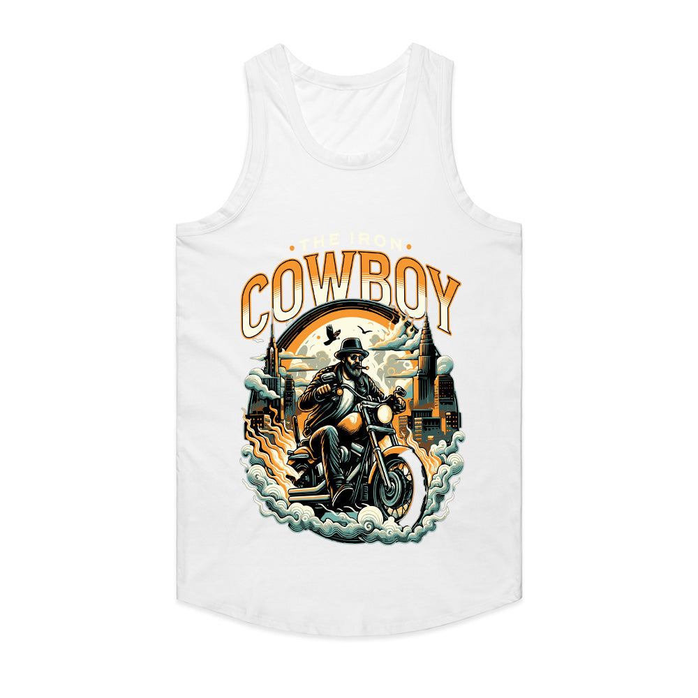 The Iron Cowboy T-Shirt – Western Biker Legend Tee