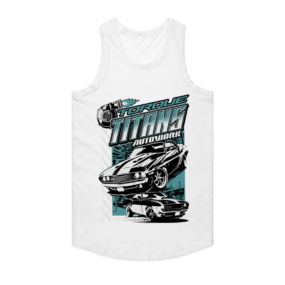 Torque Titans Autowork – Muscle Car Powerhouse T-Shirt