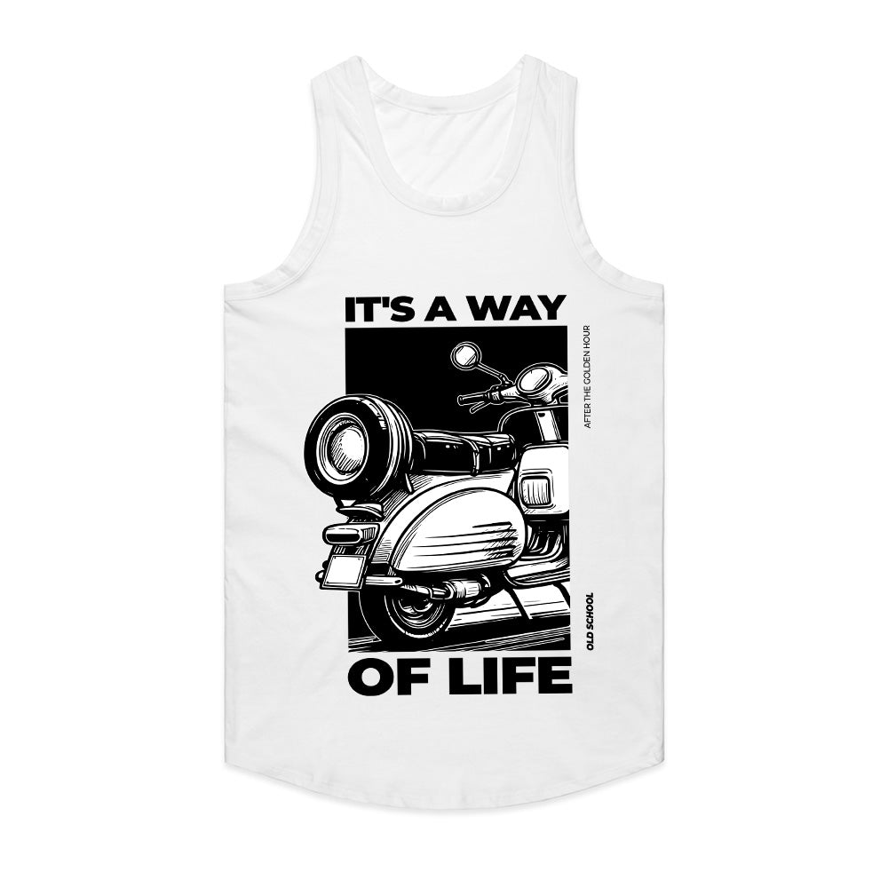 Way of Life Retro Scooter T-Shirt – Classic Ride, Timeless Passion