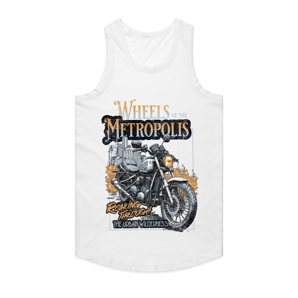 Wheels of the Metropolis Biker T-Shirt – Roaring Through the Urban Wilderness