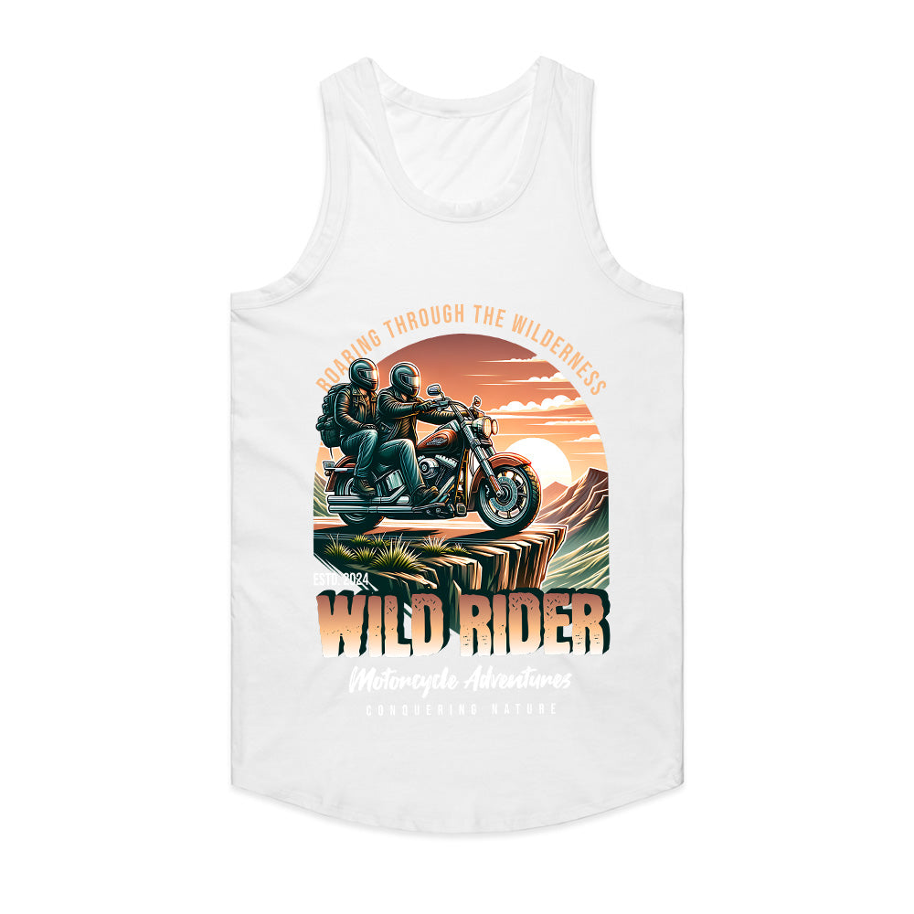 Wild Rider Motorcycle Adventure T-Shirt – Roaring Through the Wilderness