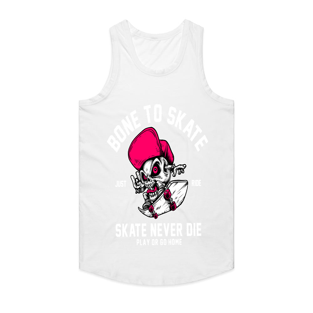 Bone to Skate – Rebel Rider Skull Tee