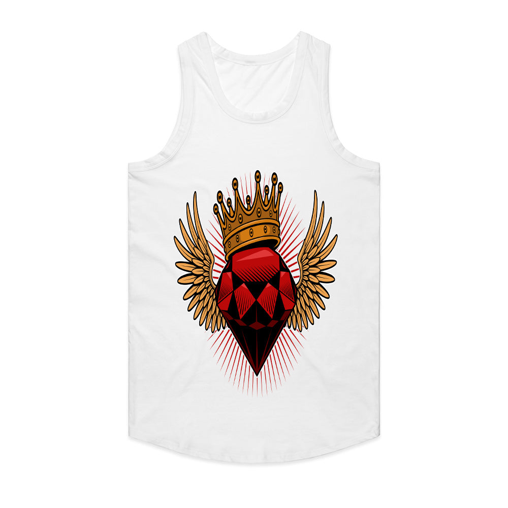 Royal Ember – Winged Heart Crown Tee