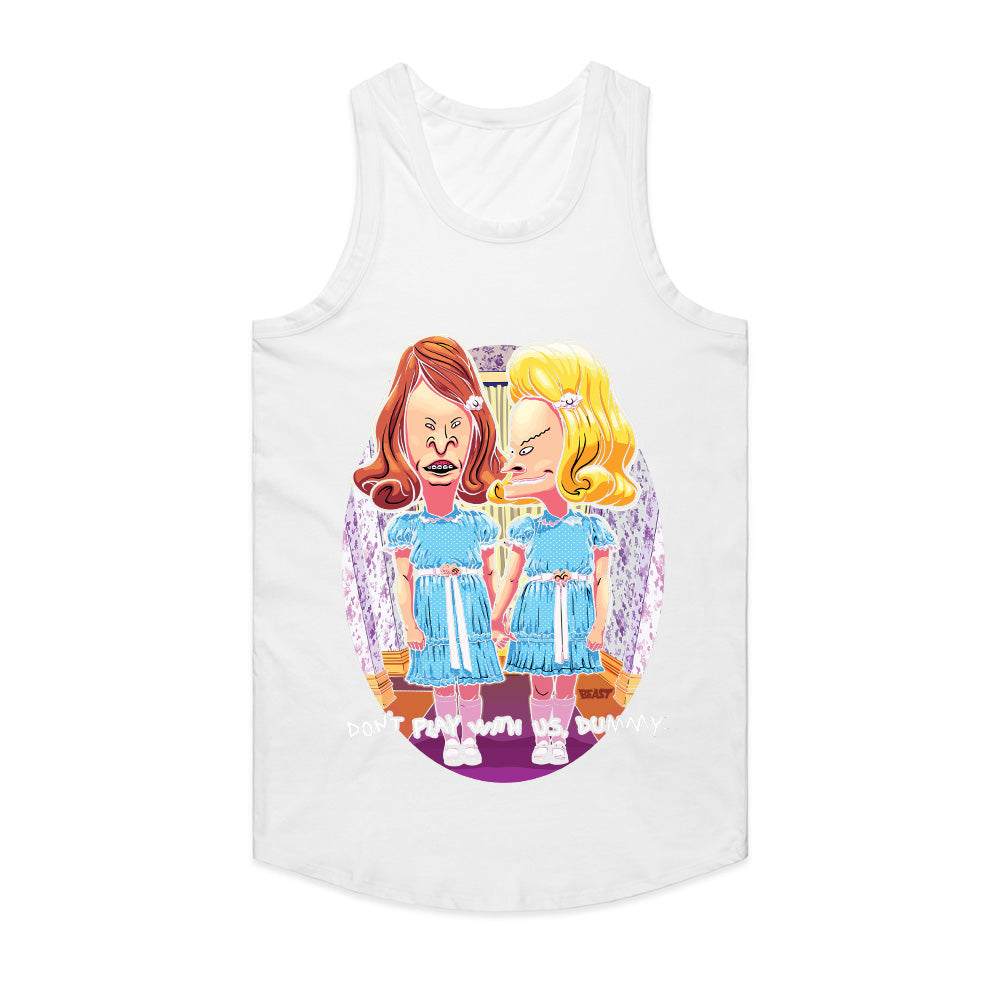 Don’t Play With Us Tee – Parody Horror Twins Edition