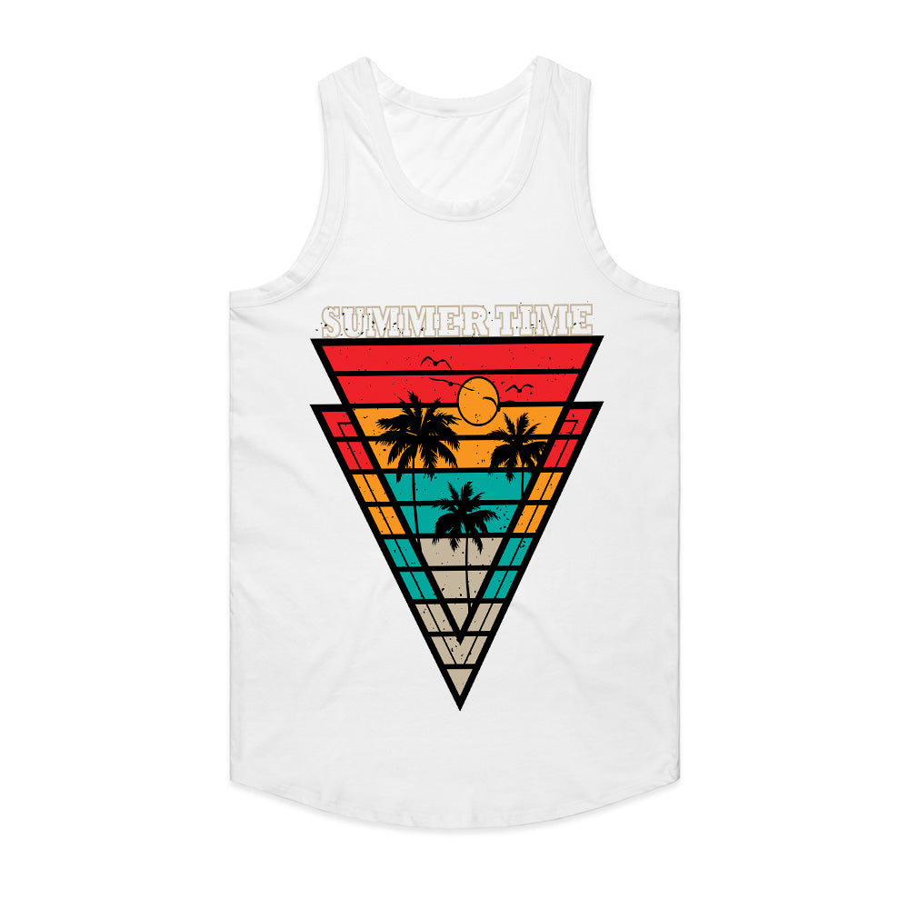 Retro Vibes: Sunset Pyramid Summer