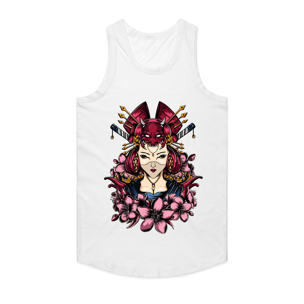 Samurai Blossom: Warrior Beauty Tee