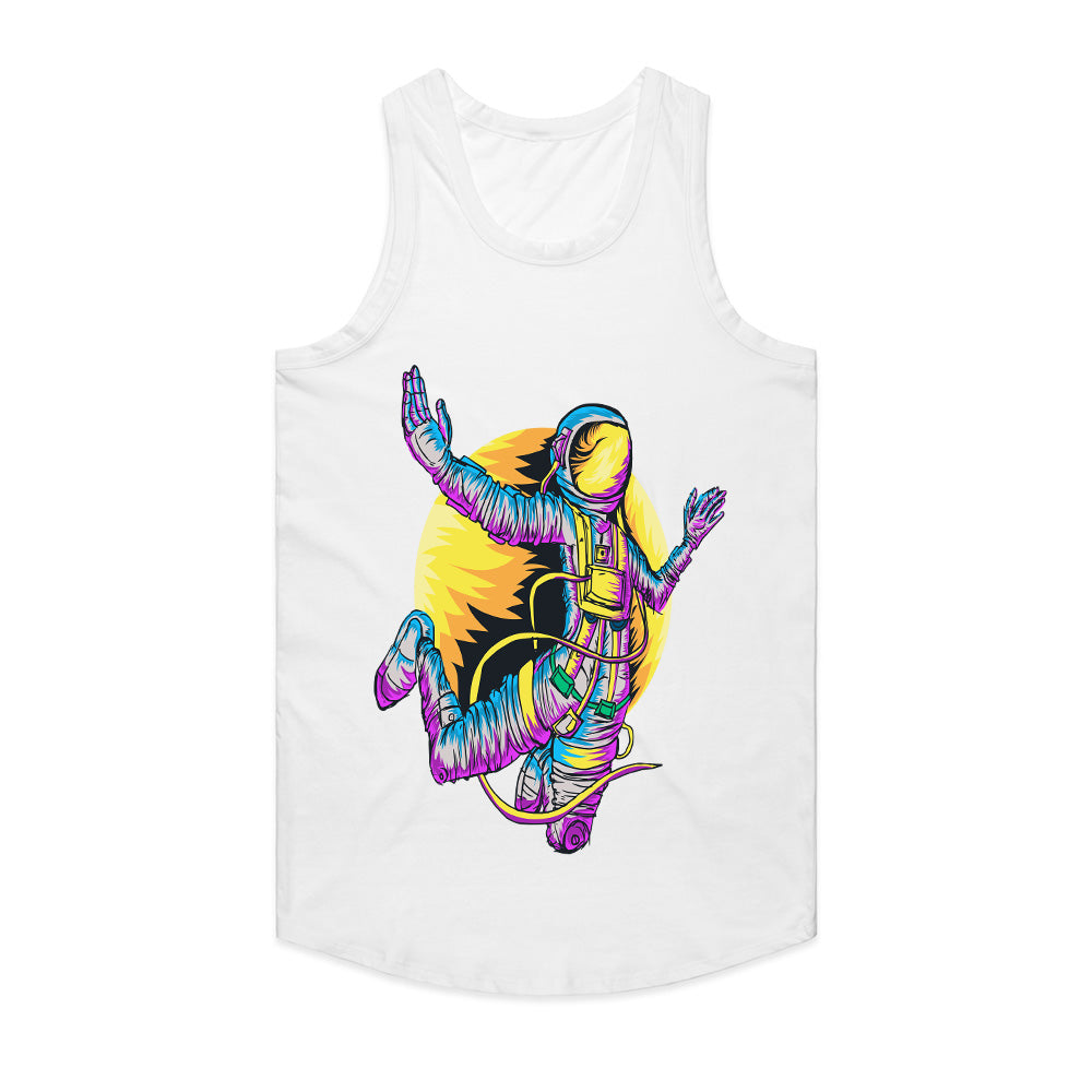 Cosmic Drift - Neon Astronaut Adventure Tee
