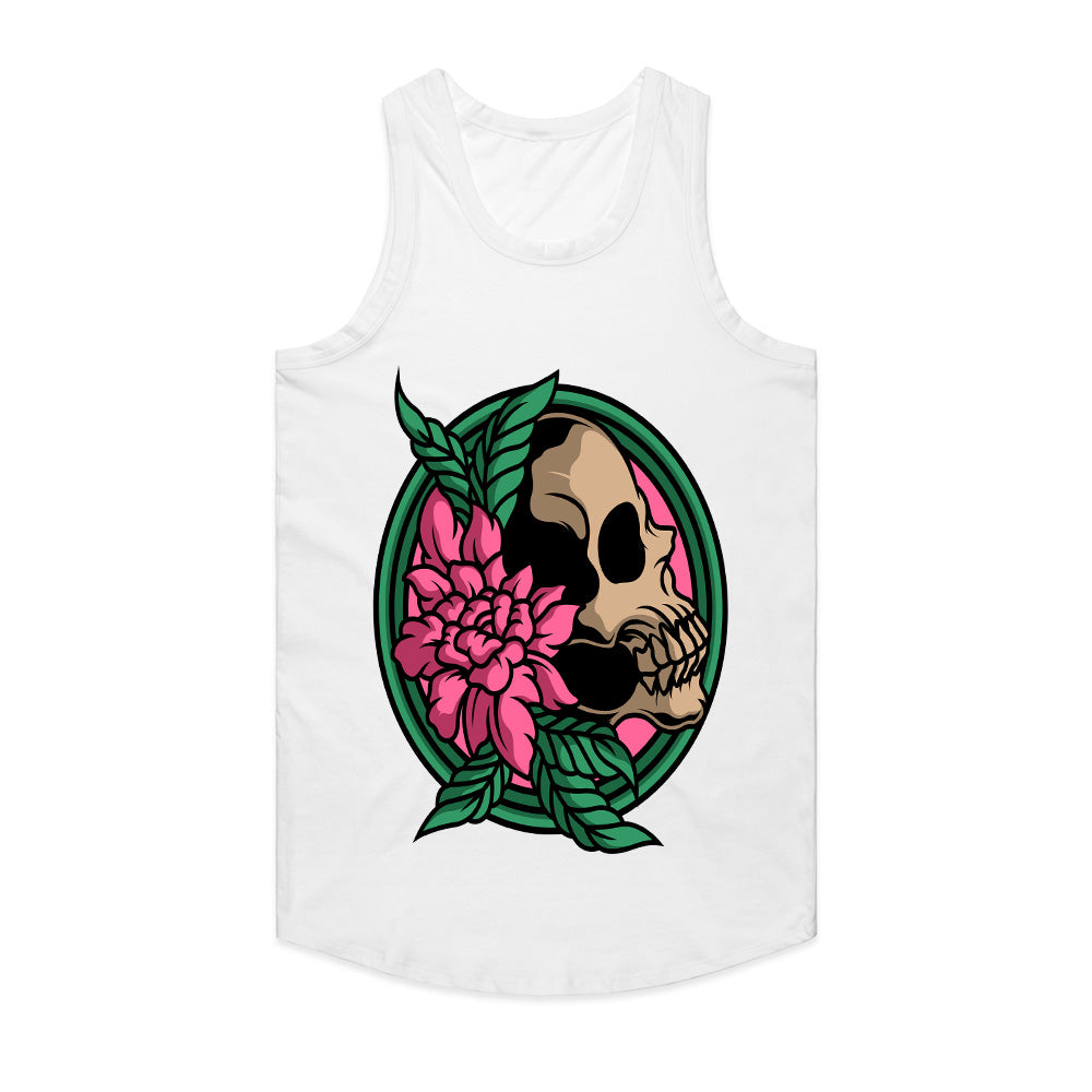 Floral Skull Fusion - Life and Death Art Tee