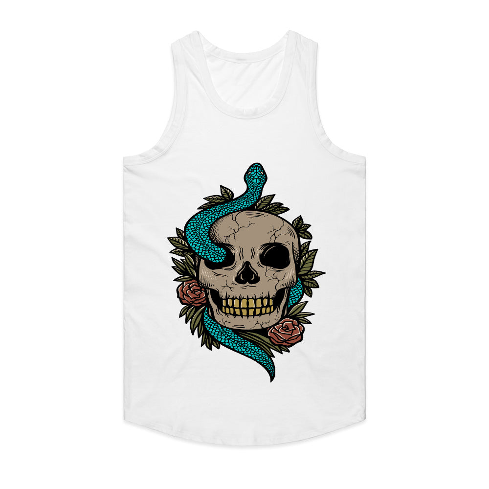 Serpent's Embrace: Death & Bloom Tee