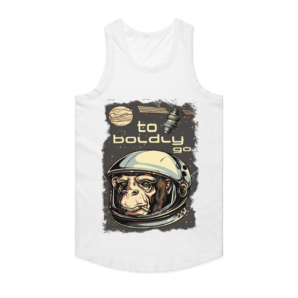 Space Chimp Explorer - To Boldly Go Tee
