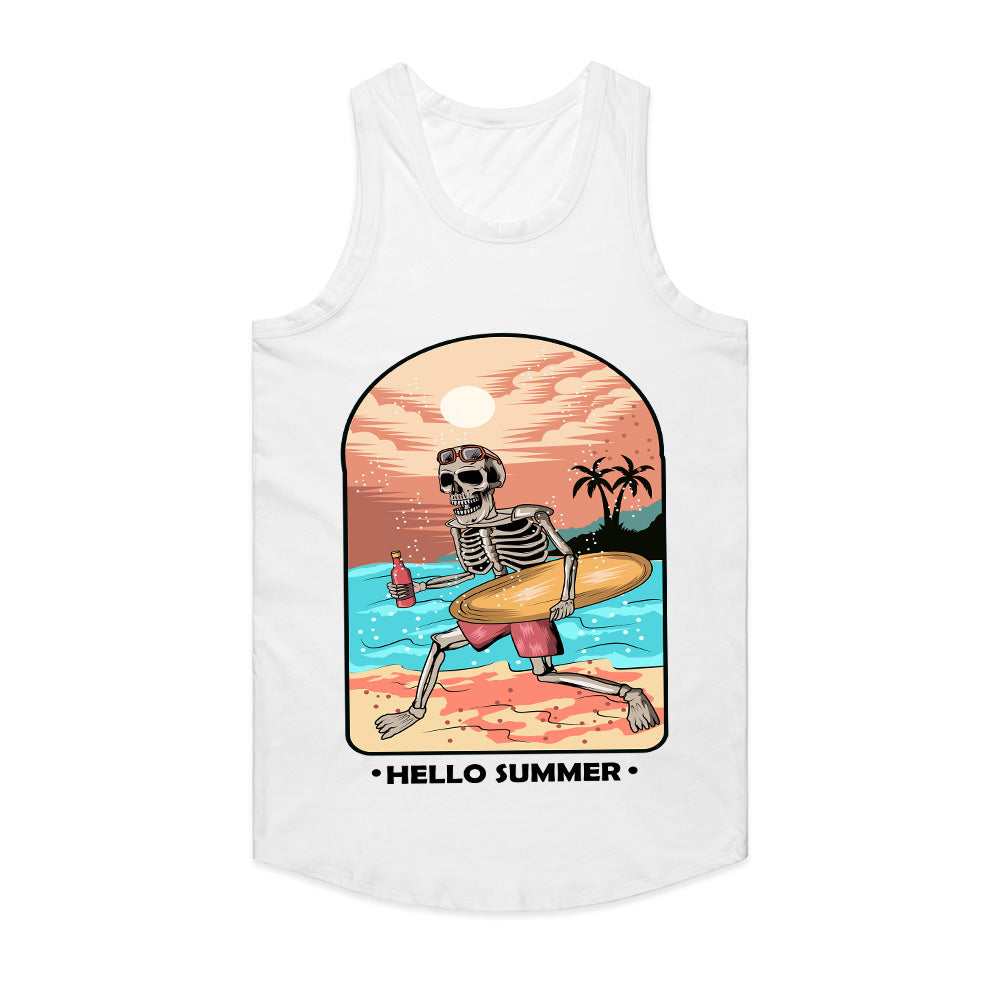 Skeleton Surfer: Eternal Summer Vibes Tee