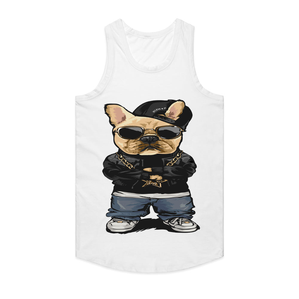Bulldog Swagger: Hip-Hop Pup Tee