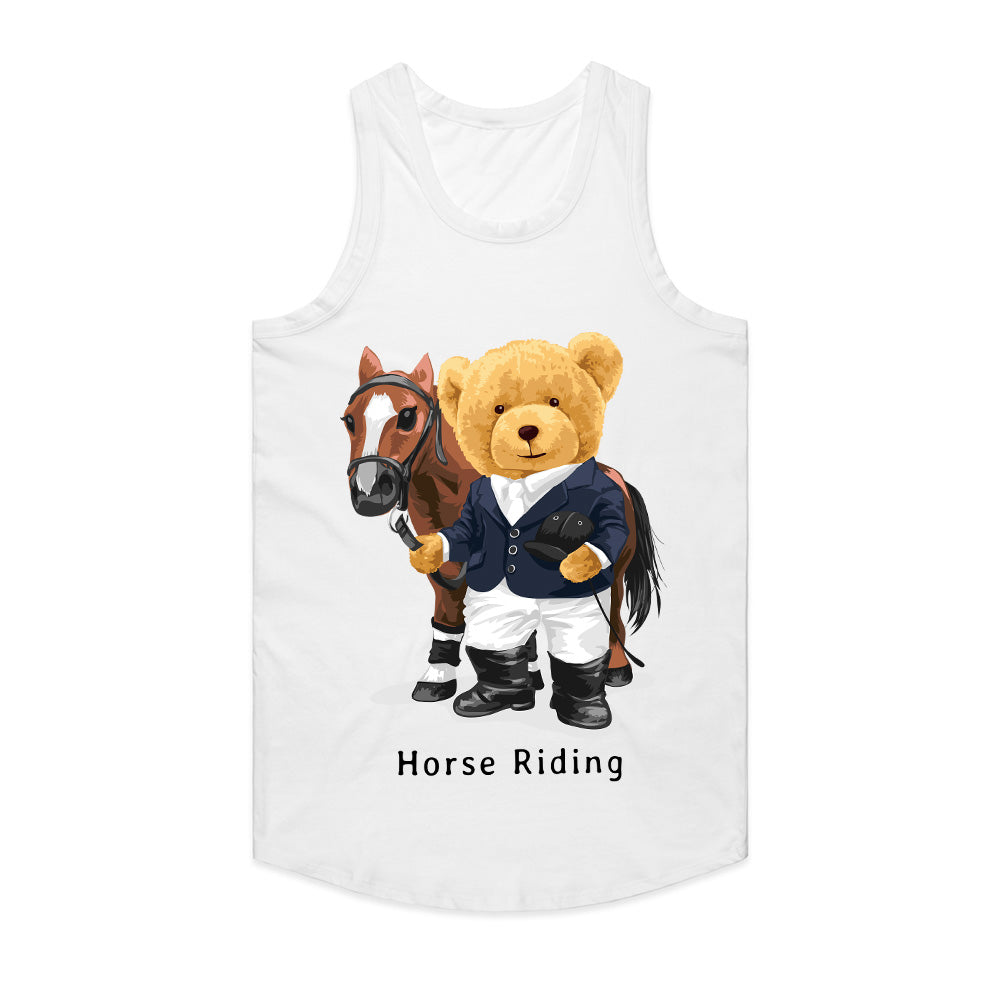Equestrian Bear: Horse Riding Champion Tee