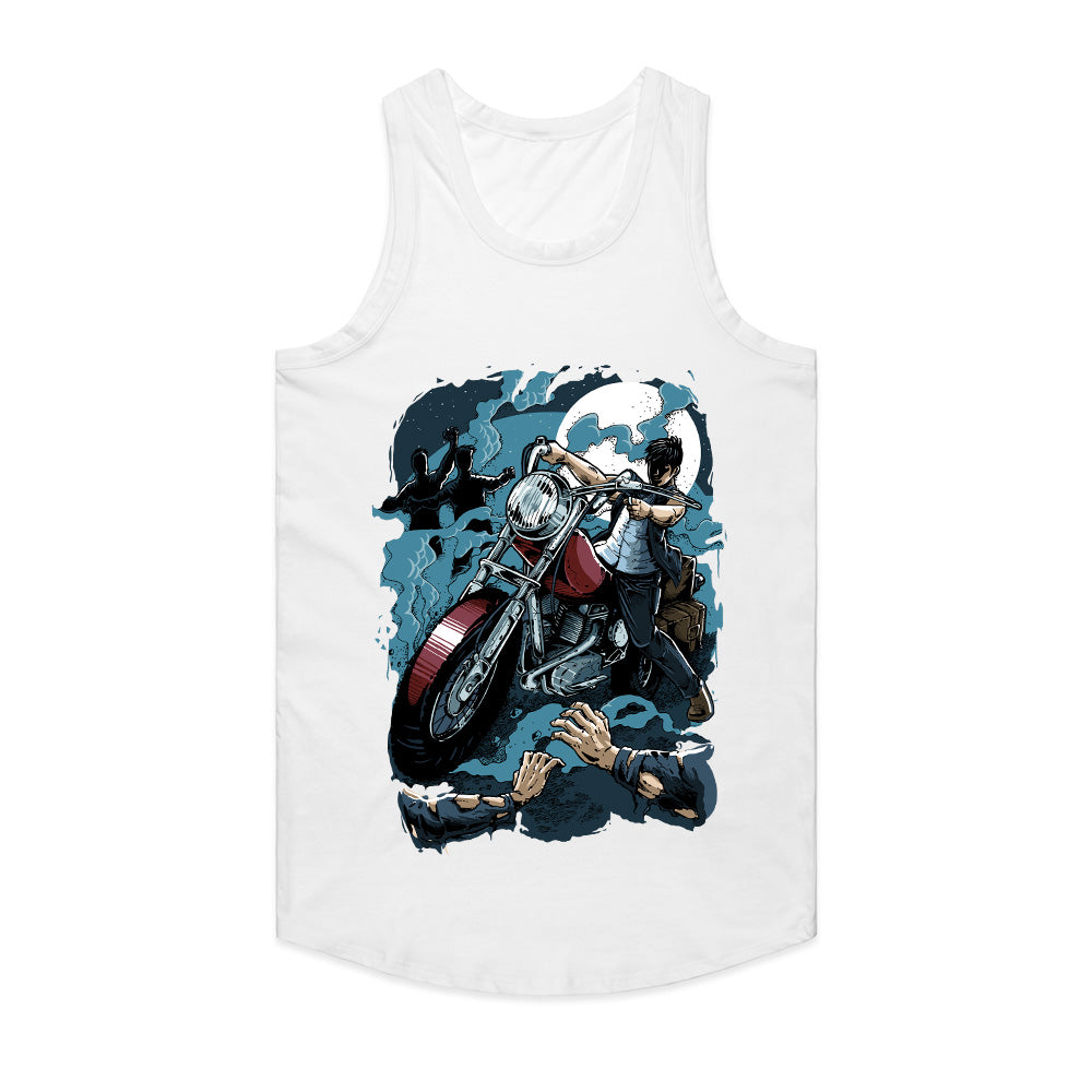 Midnight Escape – Zombie Rider Graphic Tee