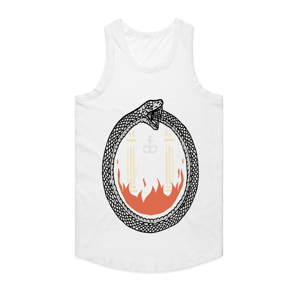 Ouroboros Flame Tee – Eternity Through Destruction