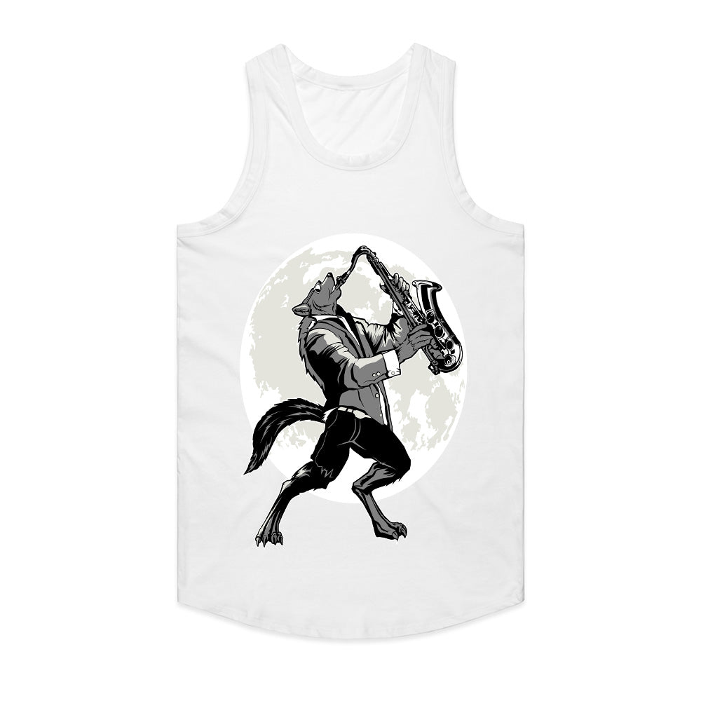 Moonlight Howl – Sax Werewolf Groove Tee