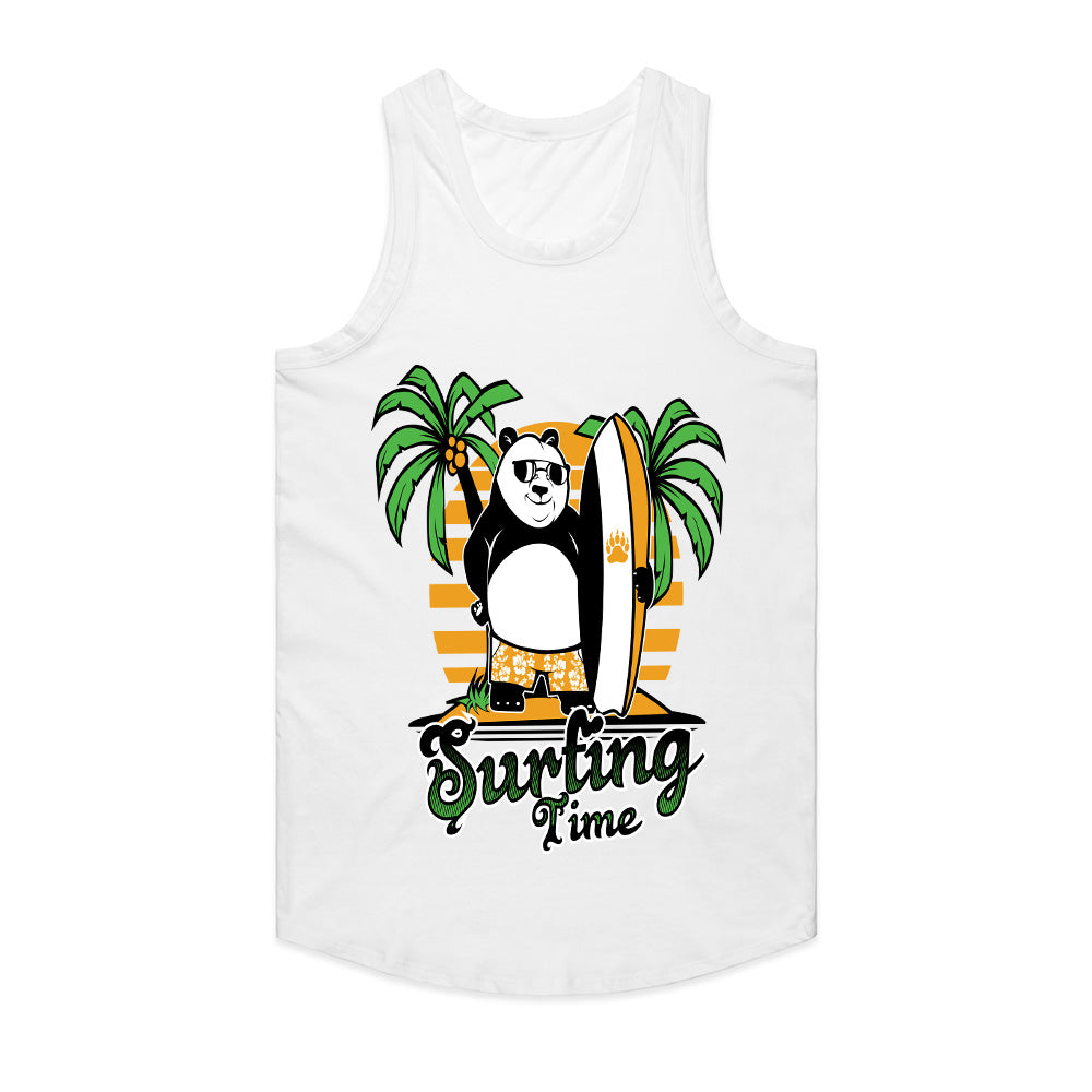 Surf & Chill – Panda Wave Rider Tee