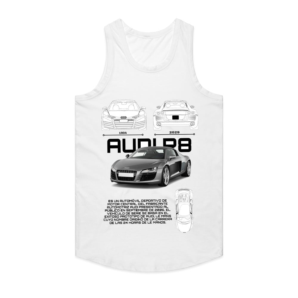 Audi R8 Supercar Blueprint T-Shirt