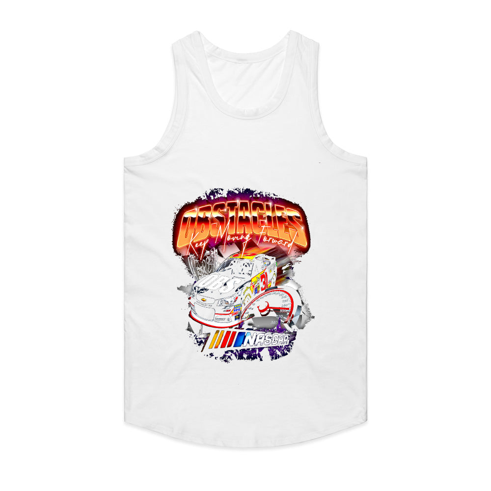 Obstacles NASCAR Racing T-Shirt – Keep Moving Forward Edition