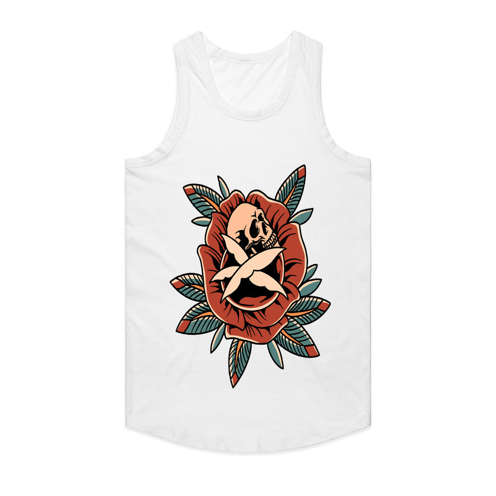 Bloom of Mortality - Skull & Rose Fusion Tee