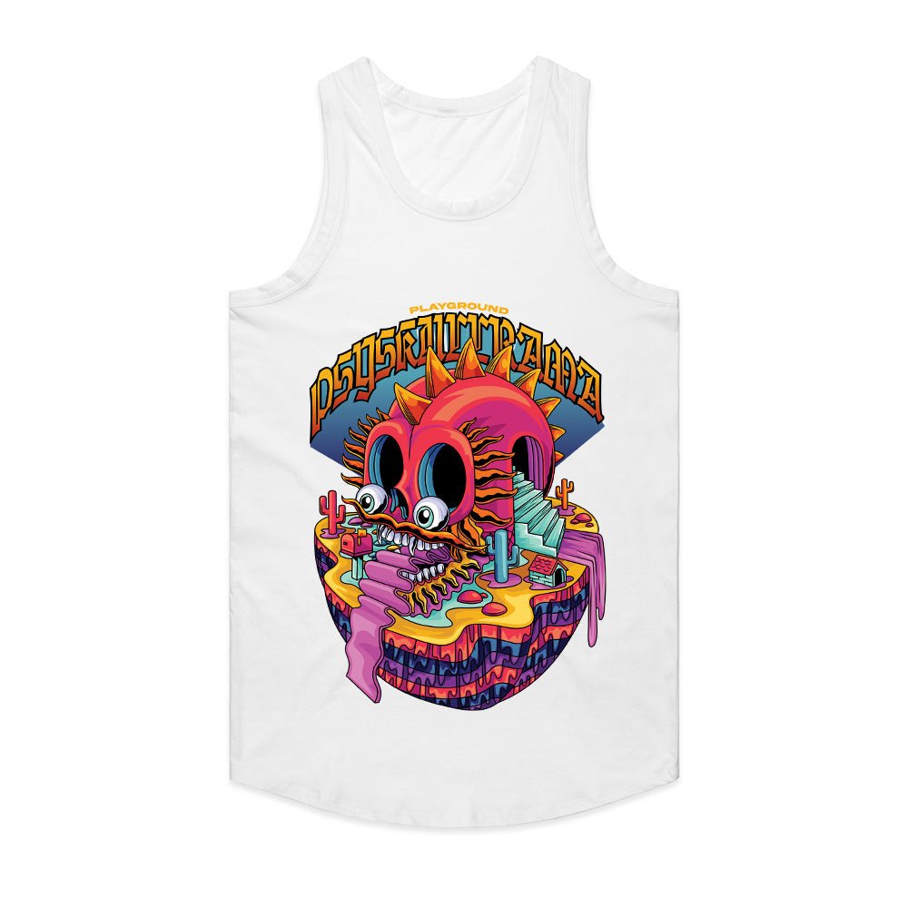 Psytrance Playground: Neon Skull Odyssey Tee