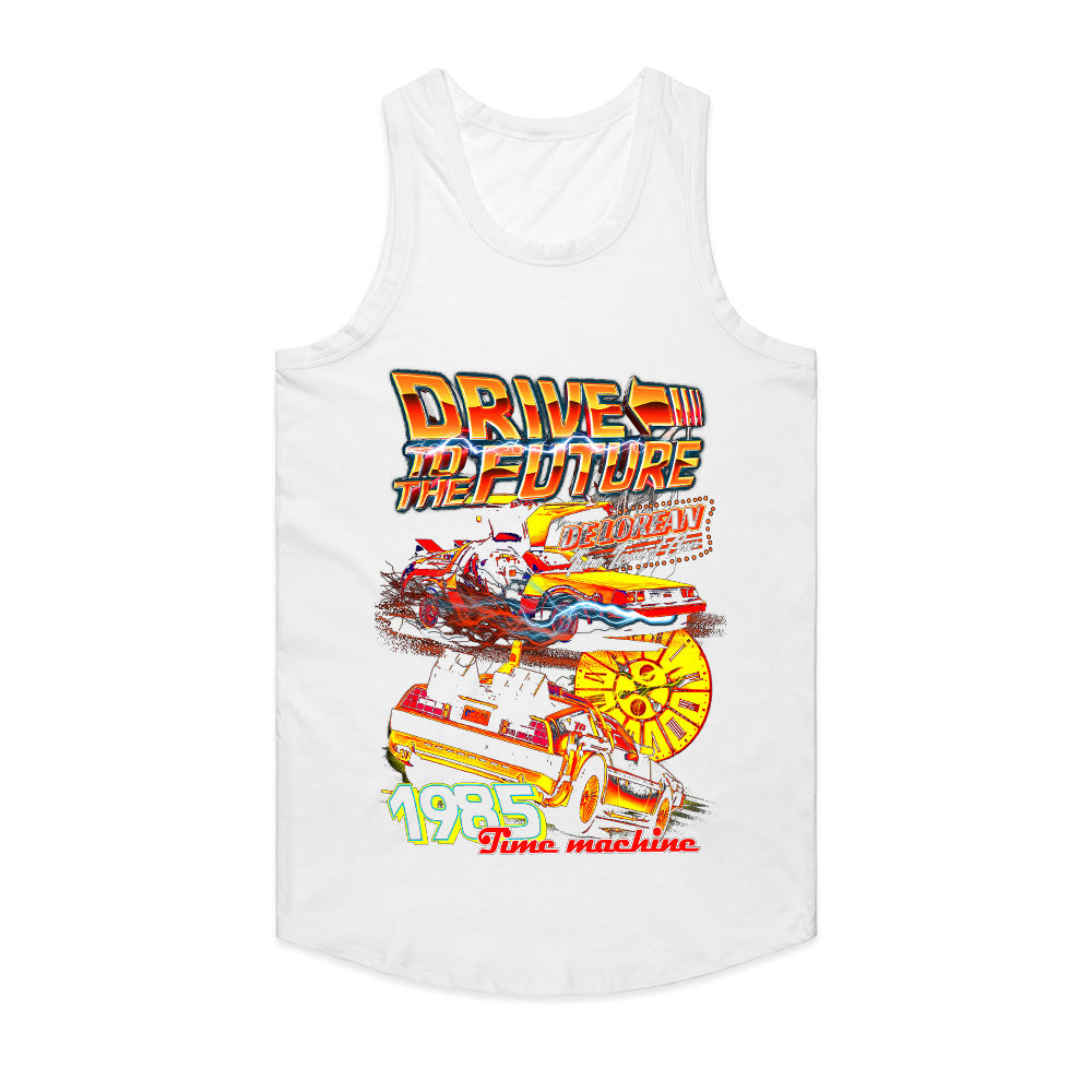 Drive to the Future Time Machine T-Shirt – Retro DeLorean 1985 Edition