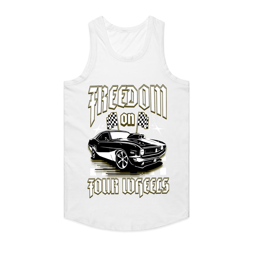 Freedom On Four Wheels: Muscle Car Power T-Shirt
