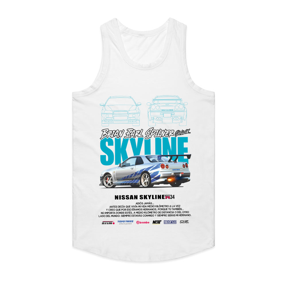 Skyline Legend: Brian Earl Spilner Edition — JDM R34 T-Shirt