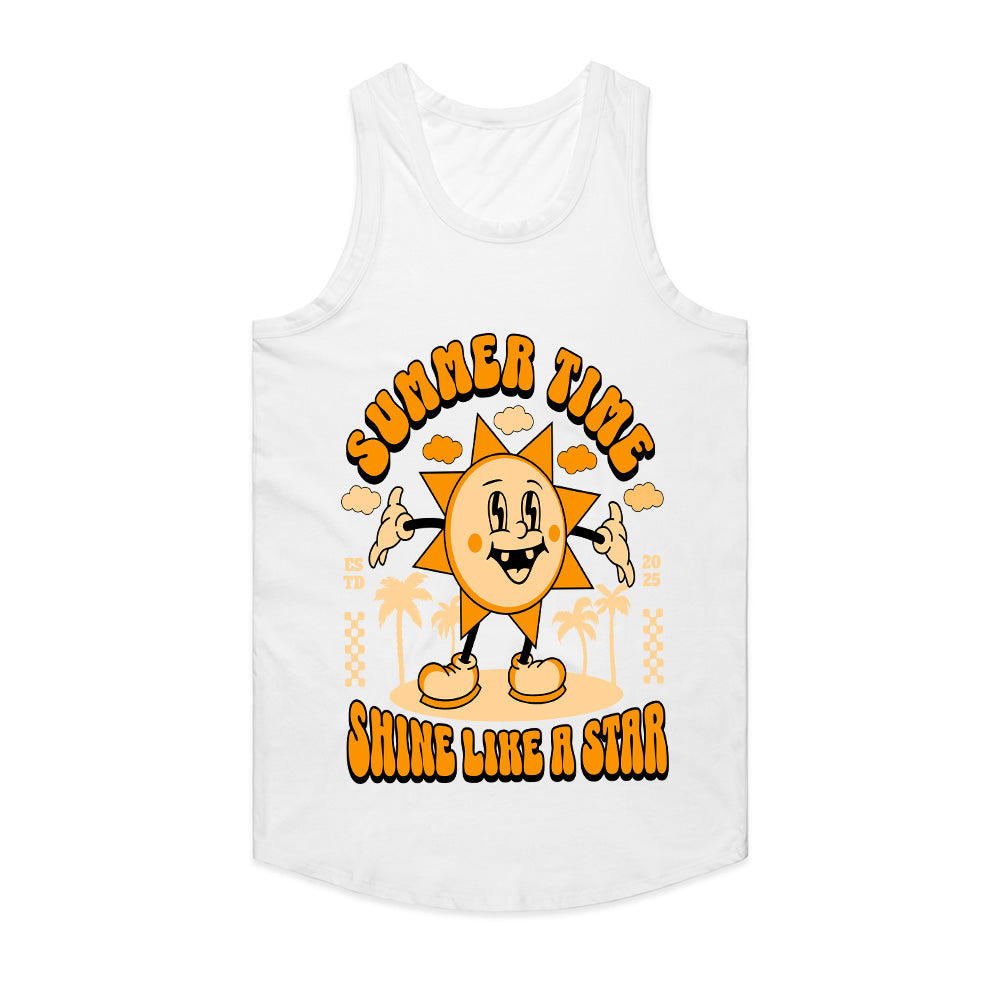 Golden Glow: Summer Time Retro Tee