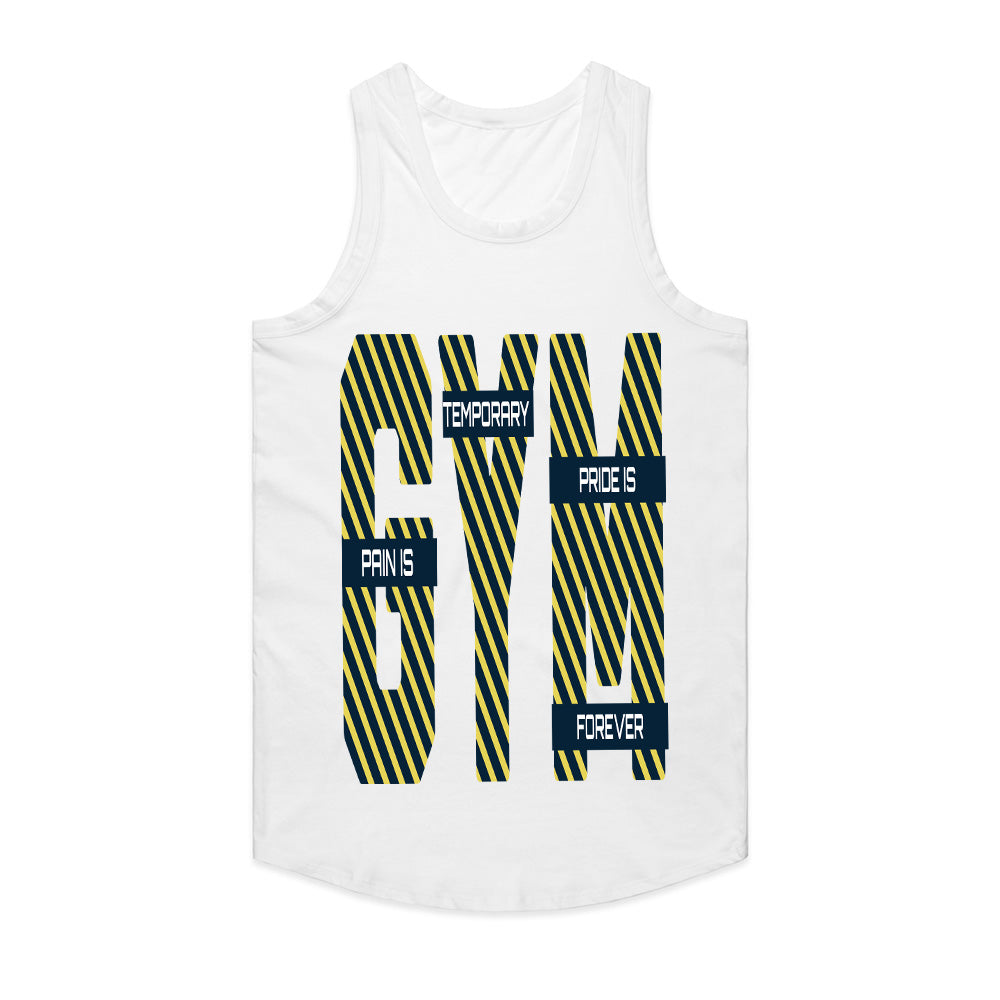 "GYM: Pain is Temporary, Pride is Forever" Motivational Workout T-Shirt
