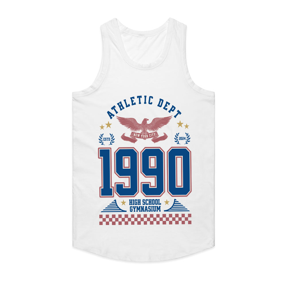Vintage 1990 Athletic Dept. Gymnasium T-Shirt – Retro Sportswear Style