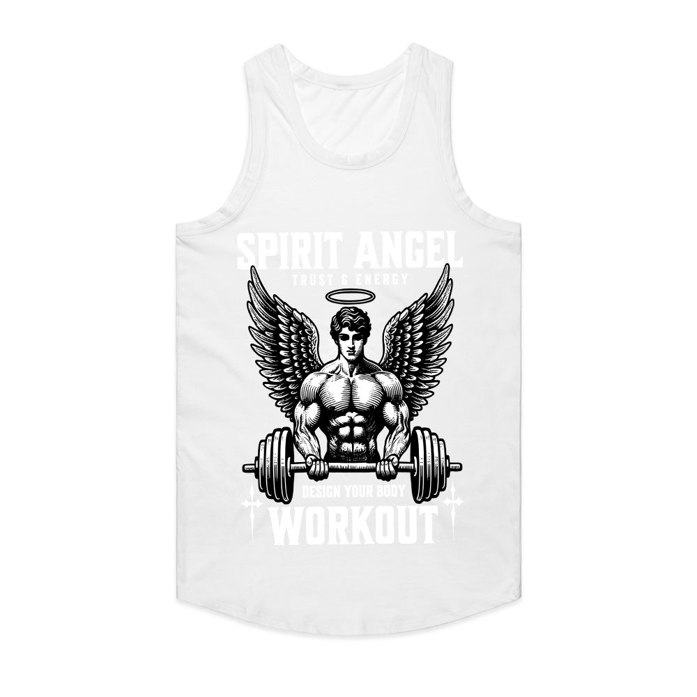 "Spirit Angel Workout" Gym T-Shirt – Trust, Energy & Strength