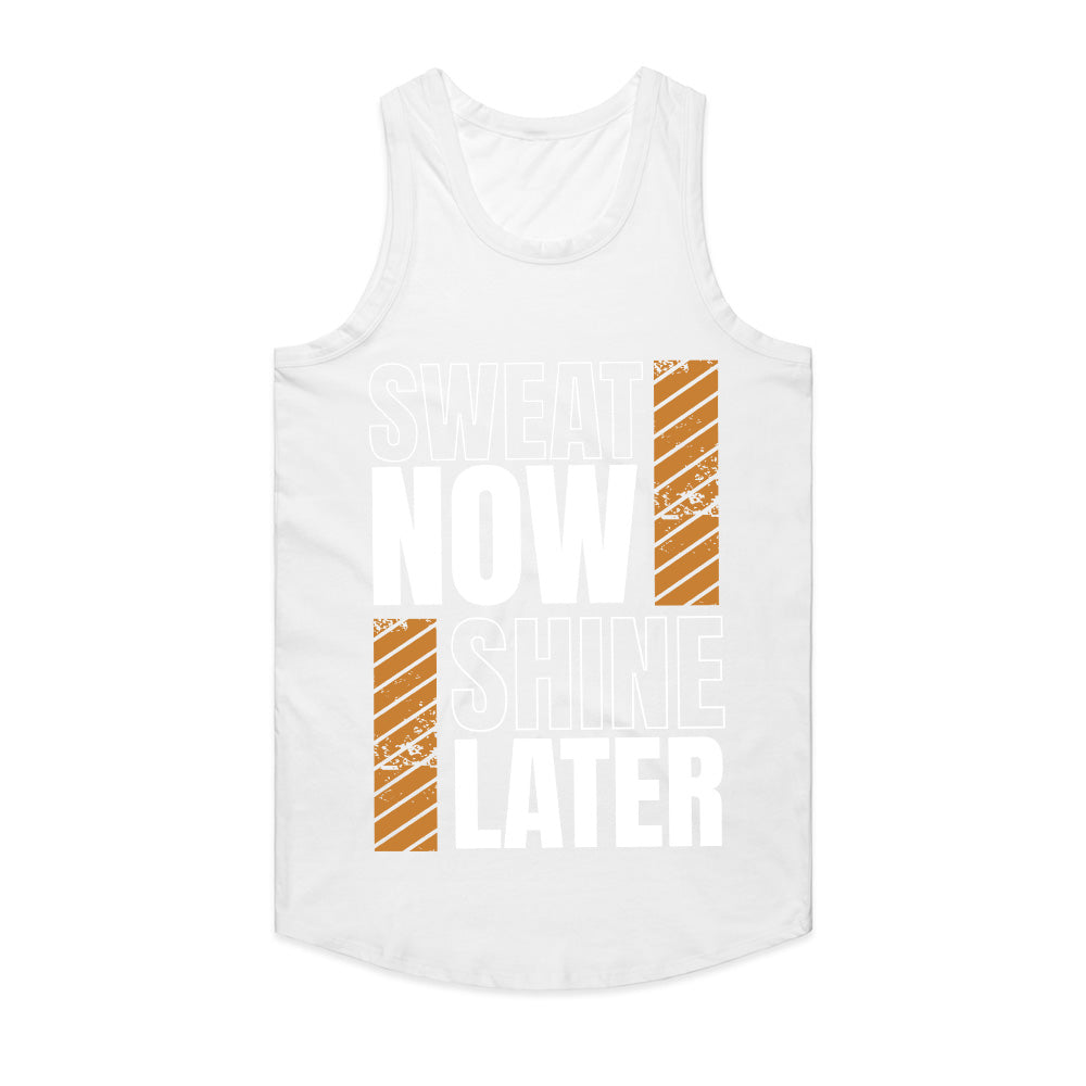 "Sweat Now, Shine Later" Motivational Gym T-Shirt – Train Hard, Reap the Rewards