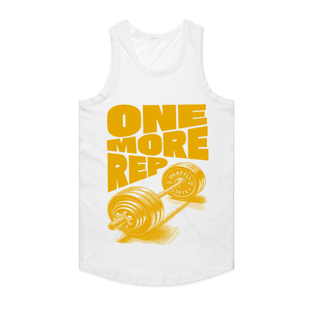 "One More Rep" Motivational Gym T-Shirt – Bold Fitness Apparel for Strength Training