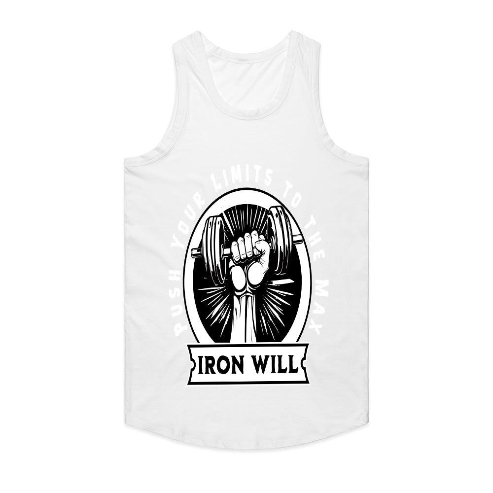 "Iron Will Gym T-Shirt – Push Your Limits to the Max Fitness Tee"