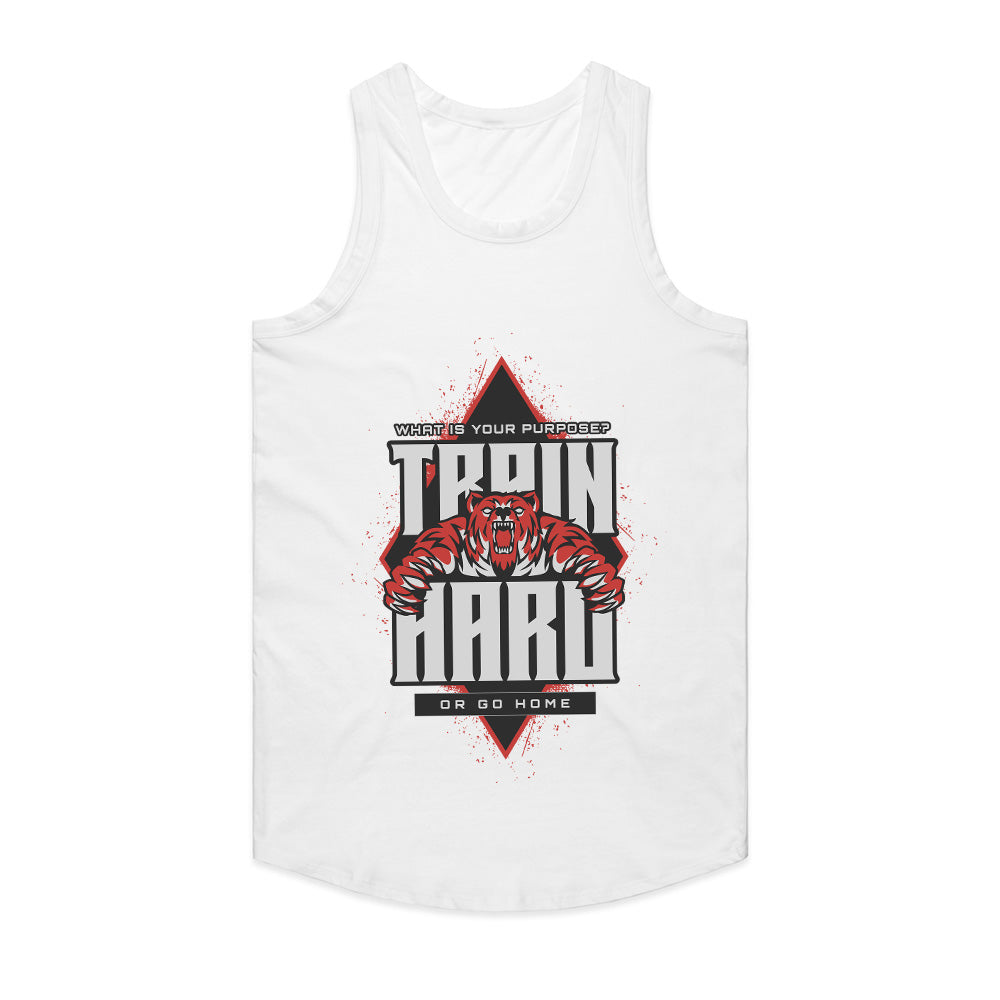 "Train Hard or Go Home" Beast Mode Gym T-Shirt – Unleash Your Inner Strength