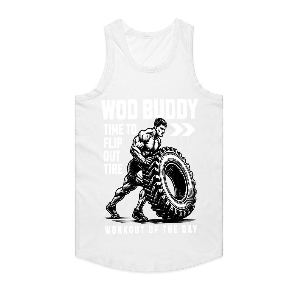 "WOD Buddy" CrossFit Tire Flip Gym T-Shirt – Time to Flip Out