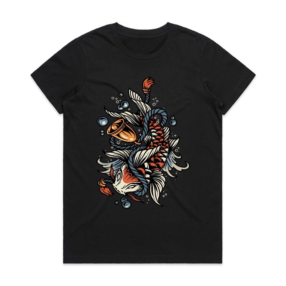 Koi Spirit: Flow of Balance Streetwear Tee