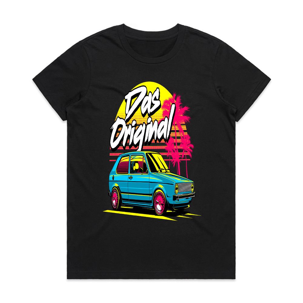 Das Original Retro VW T-Shirt — Neon MK1 Vibes Edition